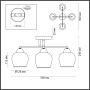 Потолочная люстра Desiree 5224/4C