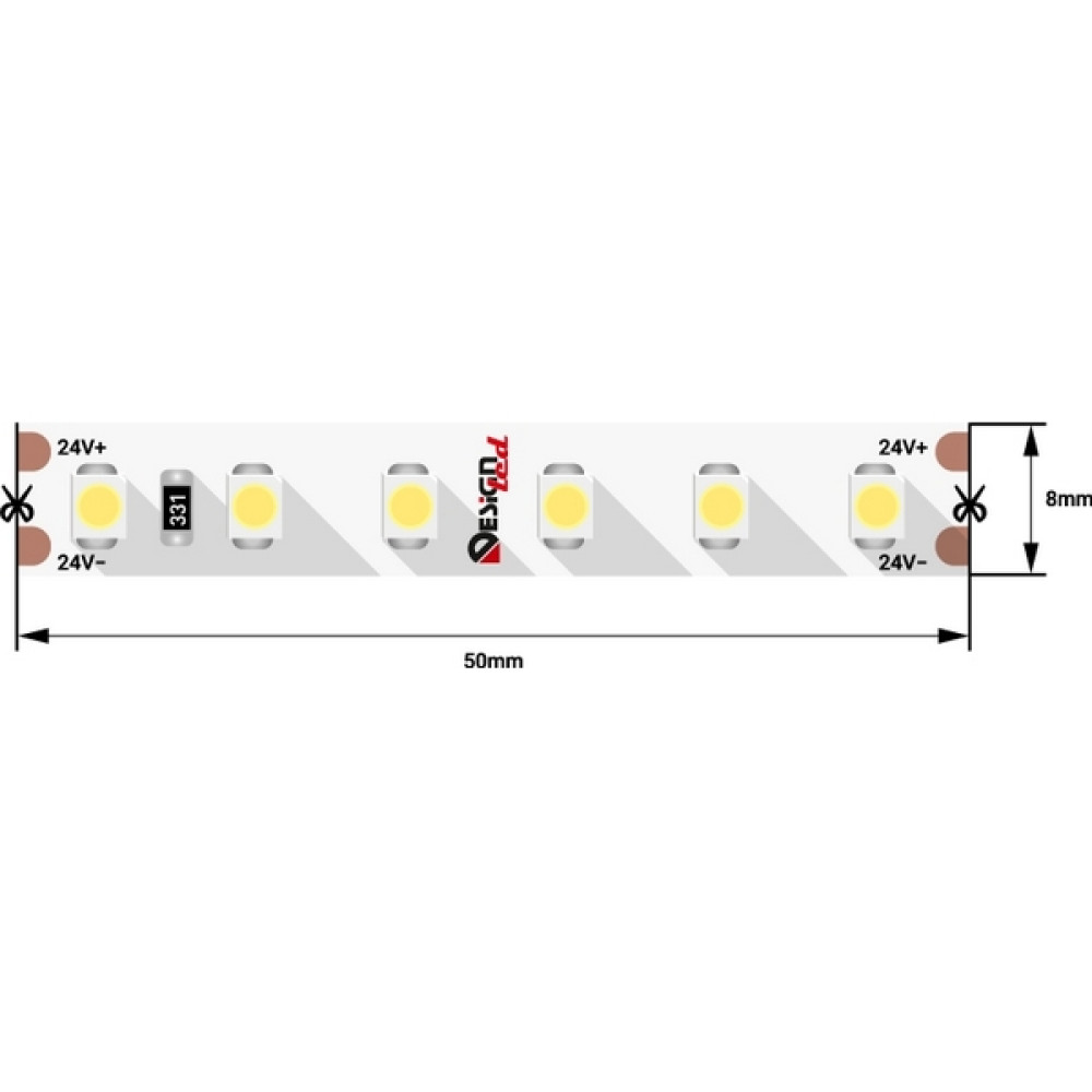 Светодиодная лента LUX DSG3120-24-W-33