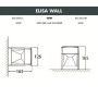 Настенный светильник уличный Elisa DS2.560.000.LXD1L